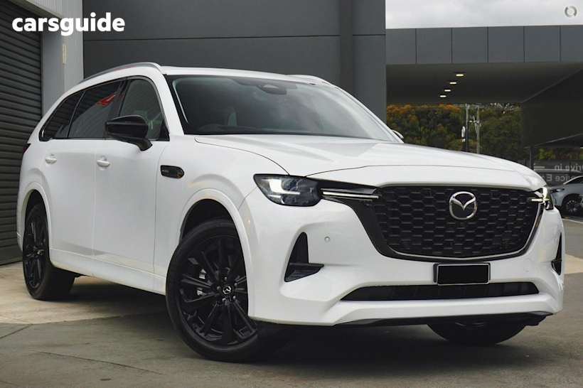 White 2025 Mazda CX-80 Wagon G40E Touring