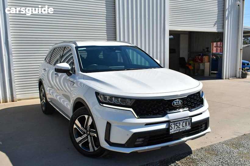 White 2021 Kia Sorento Wagon Sport+ 7 Seat