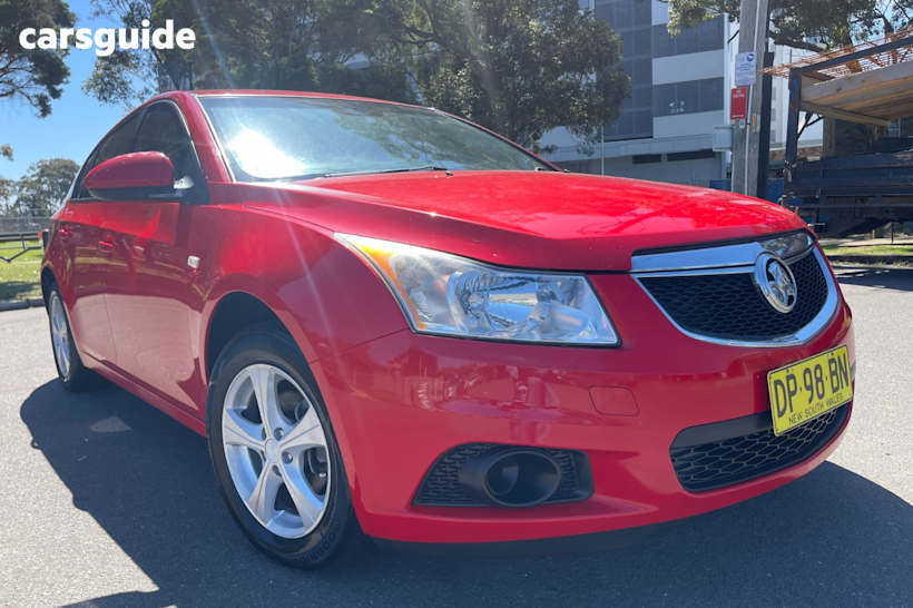 Red 2012 Holden Cruze Hatchback Cd