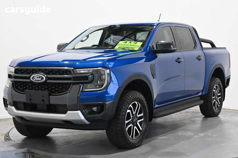 Blue 2024 Ford Ranger Double Cab Pick Up Sport 3.0 (4X4)