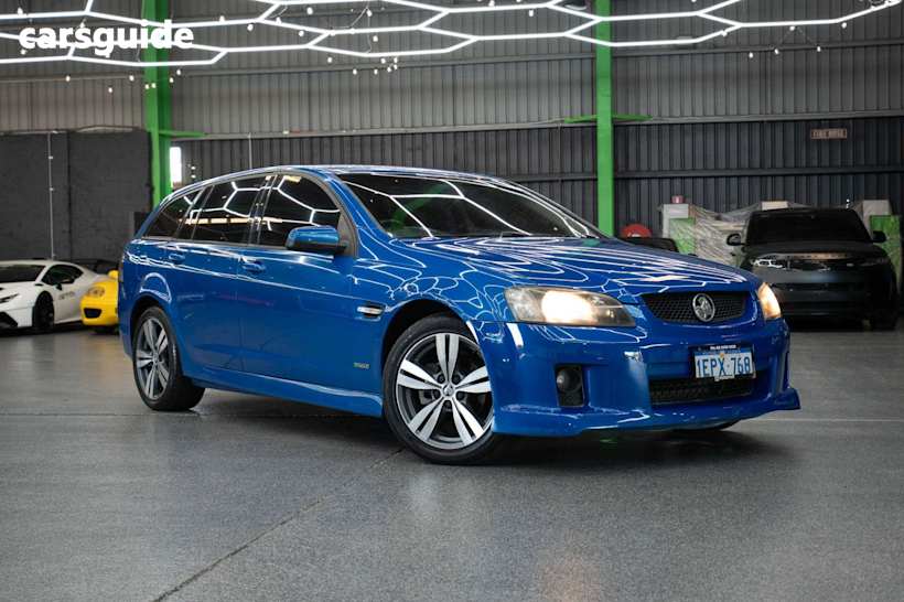 Blue 2009 Holden Commodore SUV SV6 R