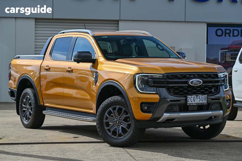 Yellow 2023 Ford Ranger Double Cab Pick Up Wildtrak 3.0 (4X4)