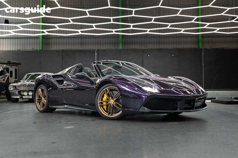 White 2016 Ferrari 488 Convertible R