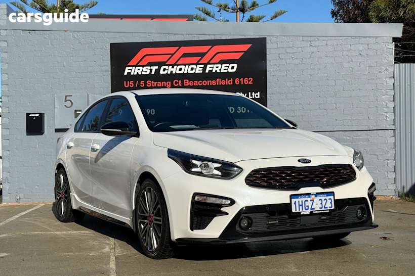 White 2021 Kia Cerato Sedan Gt