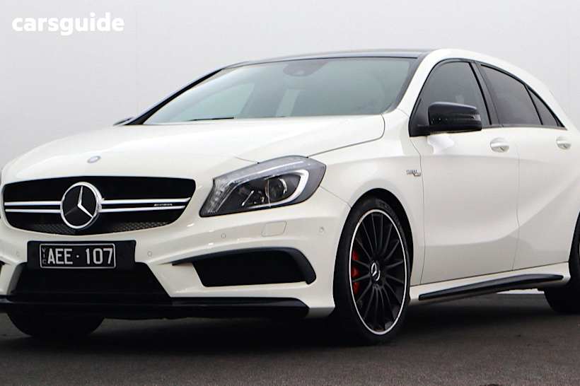 White 2015 Mercedes-Benz A-CLASS Hatch A45 AMG 4WD
