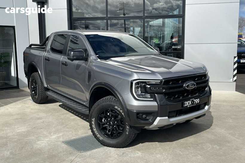 Silver 2024 Ford Ranger Ute Tray TREMOR 4X4