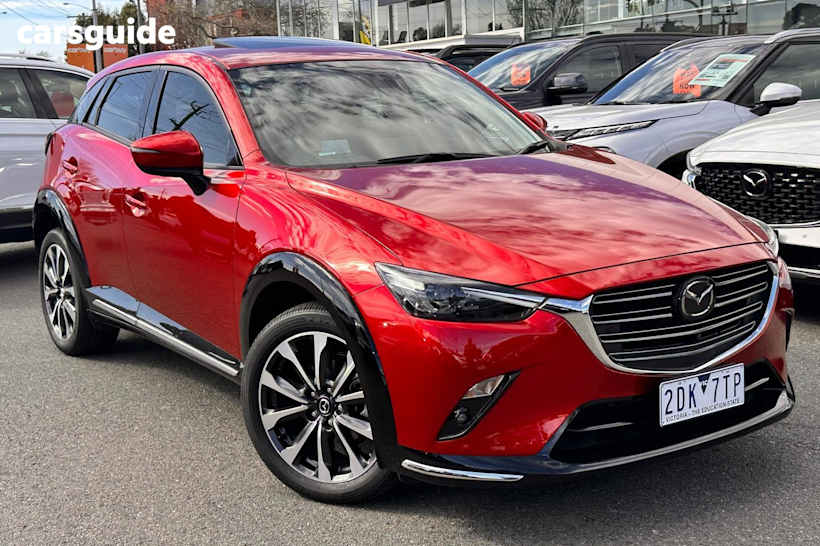 Red 2022 Mazda CX-3 SUV AKARI F