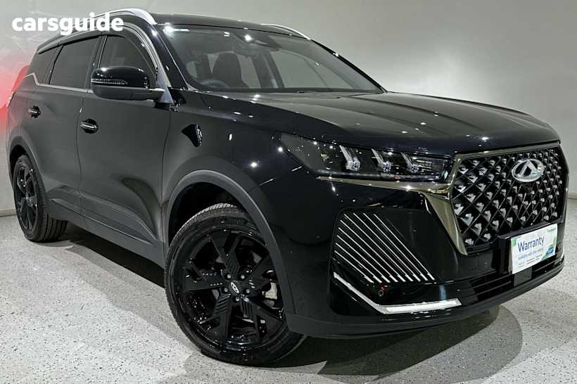 Black 2025 Chery Tiggo 7 SUV SUPER HYBRID ULTIMATE F