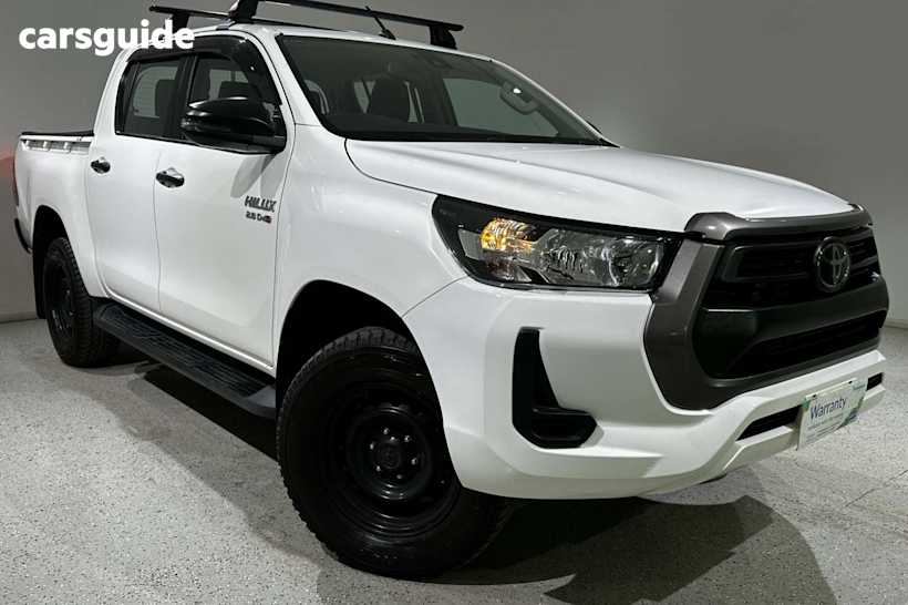 White 2021 Toyota Hilux Ute Tray SR HI-RIDER R