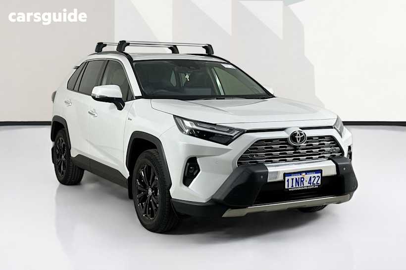 White 2025 Toyota RAV4 Wagon Cruiser (2Wd) Hybrid