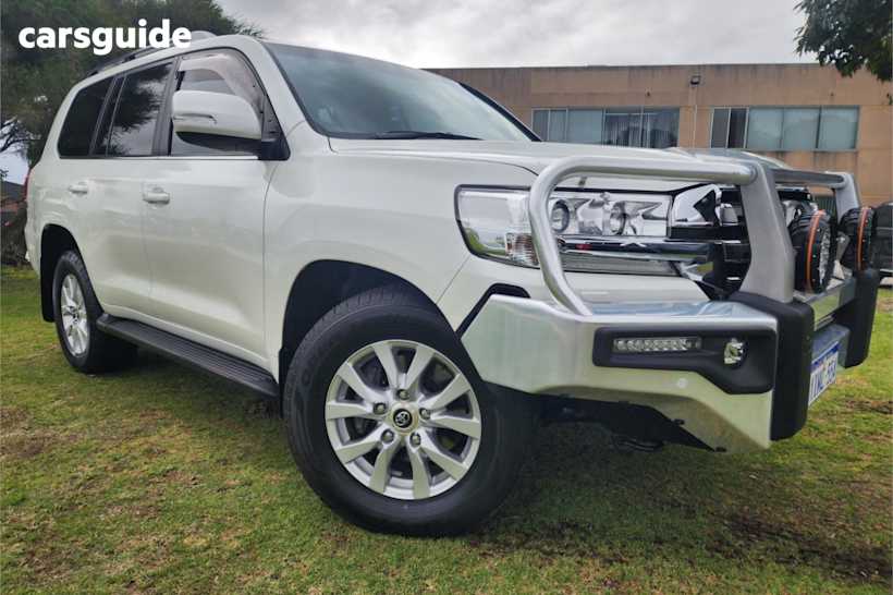 White 2016 Toyota Landcruiser Wagon Vx (4X4)