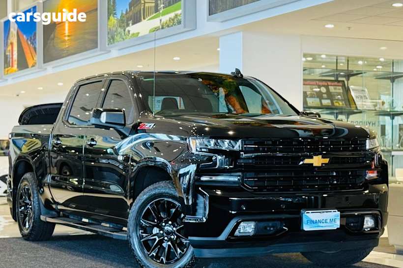 Black 2022 Chevrolet Silverado Ute Tray 1500 LTZ PREMIUM W/TECH PACK 4X4