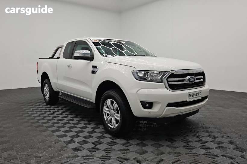 White 2019 Ford Ranger Ute Tray XLT 4X4