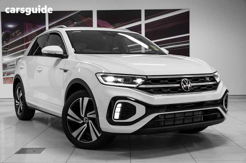 White 2024 Volkswagen T-ROC SUV 140TSI R-LINE 4WD