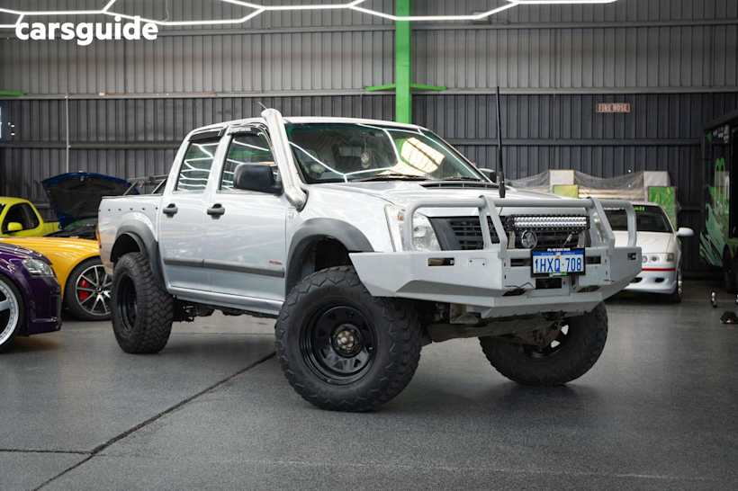 Silver 2007 Holden Rodeo Ute Tray LX 4X4