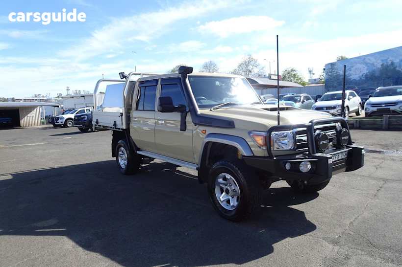 Gold 2021 Toyota Landcruiser Ute Tray GXL 4X4