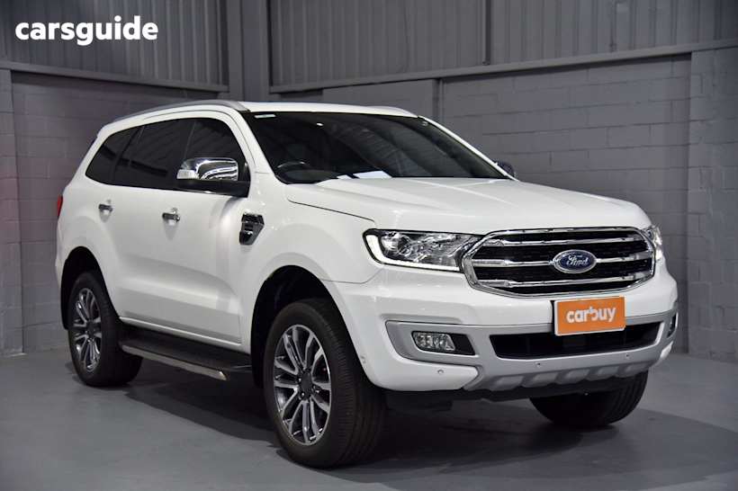 White 2019 Ford Everest SUV TITANIUM 4X4