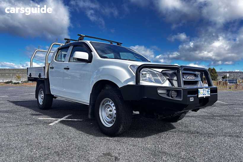 White 2017 Isuzu D-MAX Ute Tray SX HIGH RIDE R