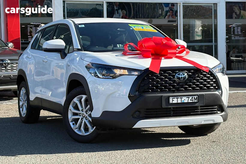White 2024 Toyota Corolla Cross SUV GX F
