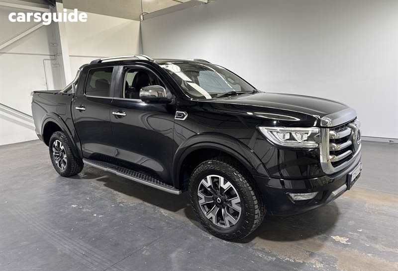 Black 2021 GWM UTE Dual Cab Utility Cannon-L (4X4)