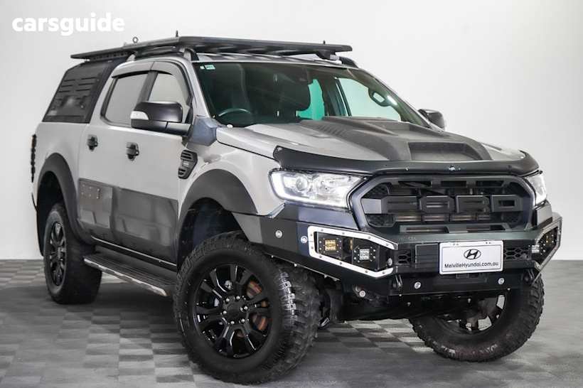 Silver 2019 Ford Ranger Double Cab Pick Up Wildtrak 2.0 (4X4)