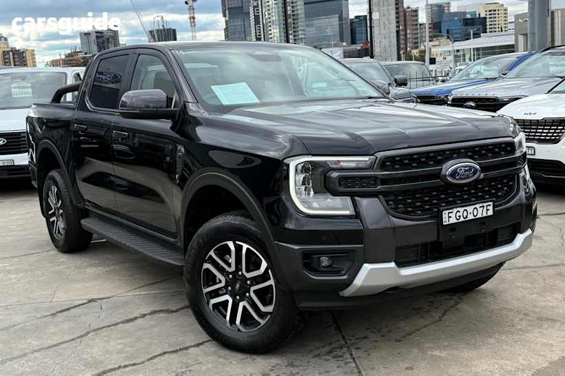Black 2023 Ford Ranger Ute Tray SPORT 4X4