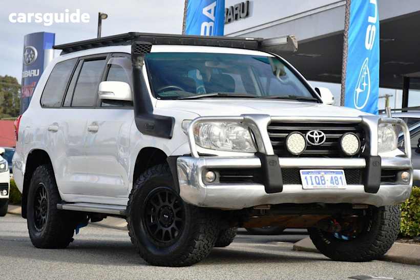 White 2012 Toyota Landcruiser SUV GXL 4X4