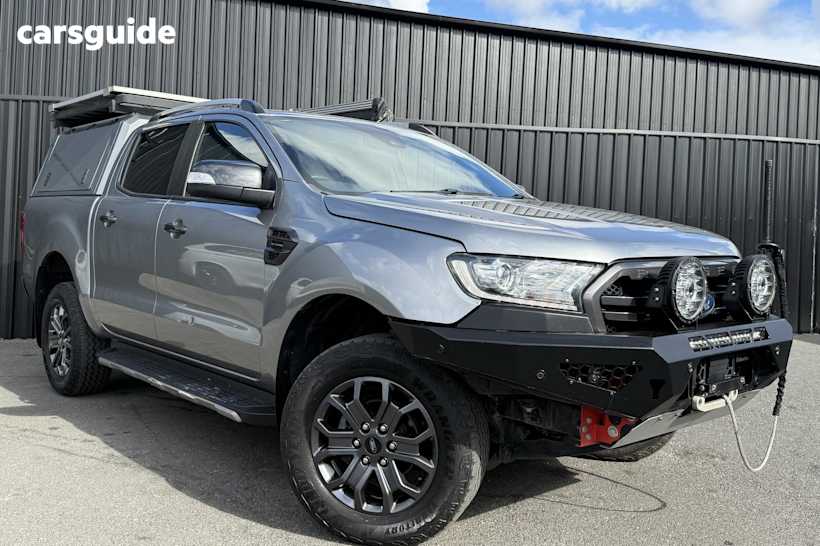 Grey 2019 Ford Ranger Ute Tray WILDTRAK 4X4