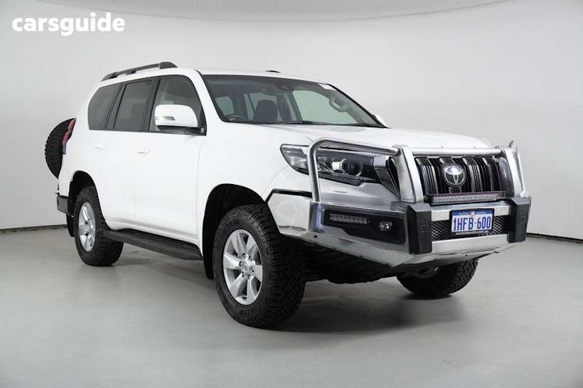White 2020 Toyota Landcruiser Prado Wagon Gxl