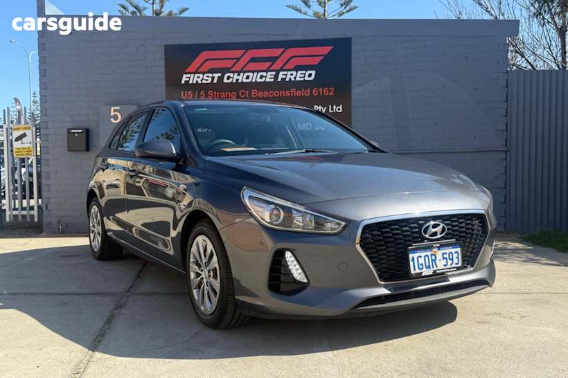 Grey 2018 Hyundai I30 Hatch GO F