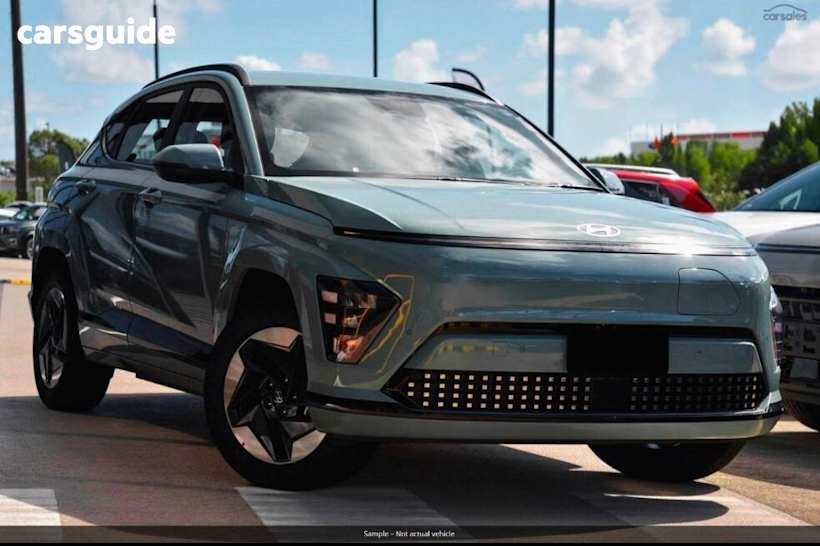 Green 2025 Hyundai Kona Wagon Electric Ext Range