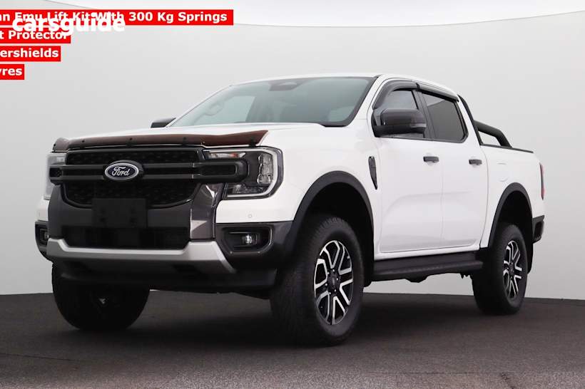 White 2022 Ford Ranger Ute Tray SPORT 4X4