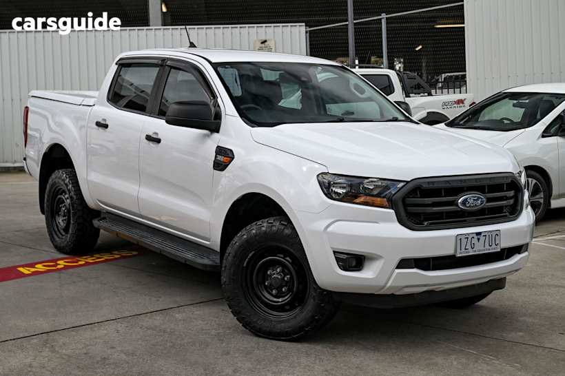 White 2021 Ford Ranger Ute Tray XL 4X4