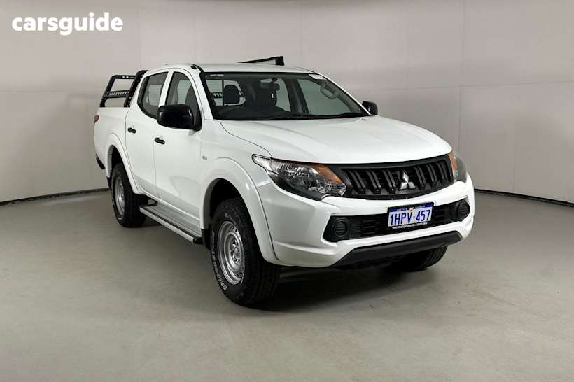 White 2016 Mitsubishi Triton Dual Cab Utility Glx