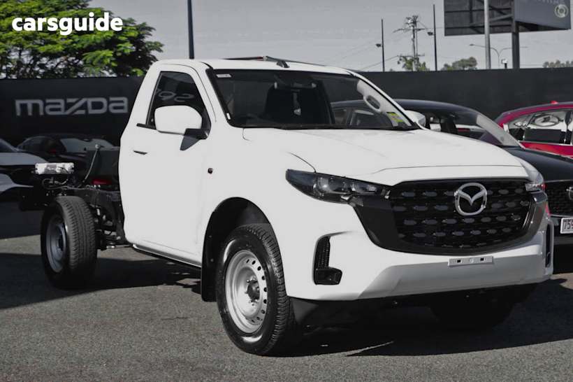 White 2025 Mazda BT-50 Ute Tray XS R