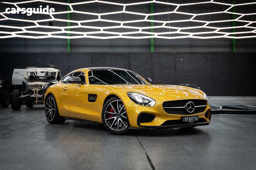 Yellow 2016 Mercedes-Benz GT Coupe S R