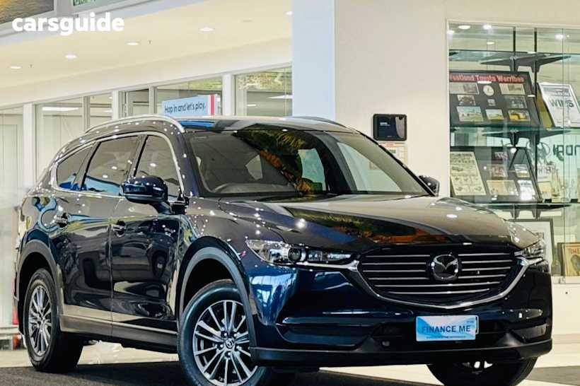 Blue 2022 Mazda CX-8 SUV SPORT F