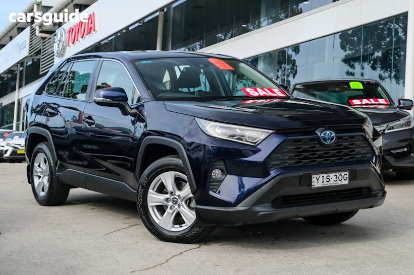 Blue 2019 Toyota RAV4 SUV GX F