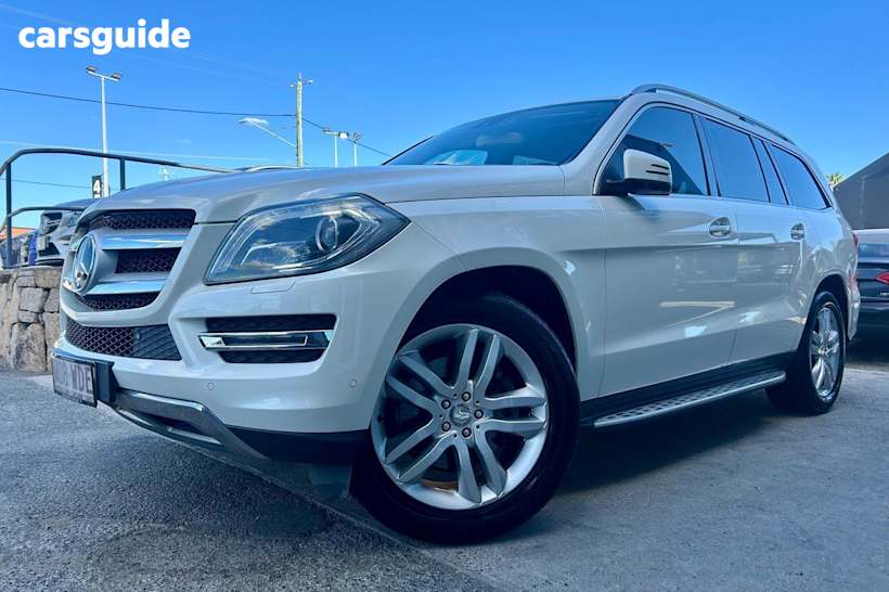White 2015 Mercedes-Benz GL-Class SUV GL350 BLUETEC 4X4
