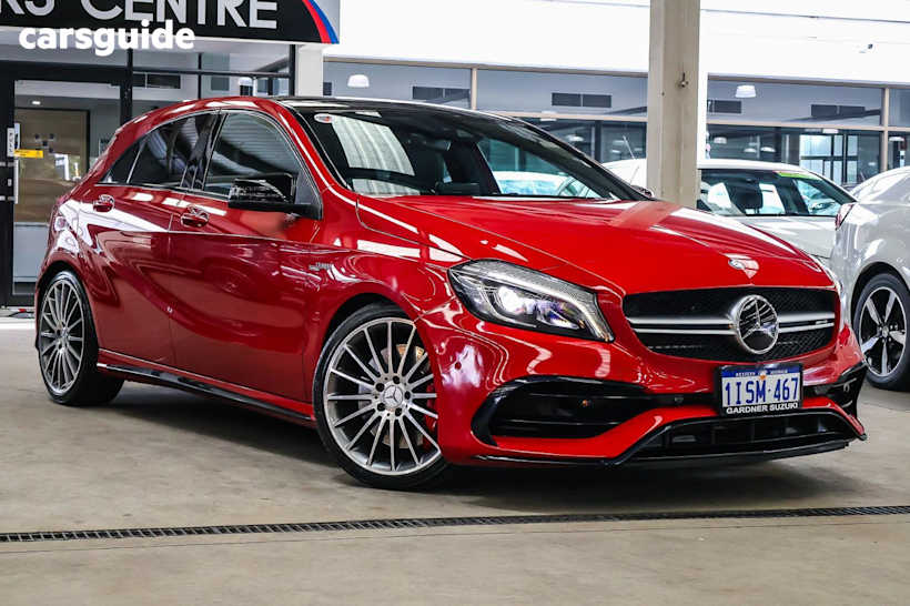 Red 2016 Mercedes-Benz A-CLASS Hatch A45 AMG 4WD