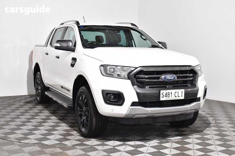 White 2021 Ford Ranger Ute Tray WILDTRAK 4X4