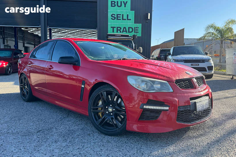 Red 2014 HSV GTS Sedan R