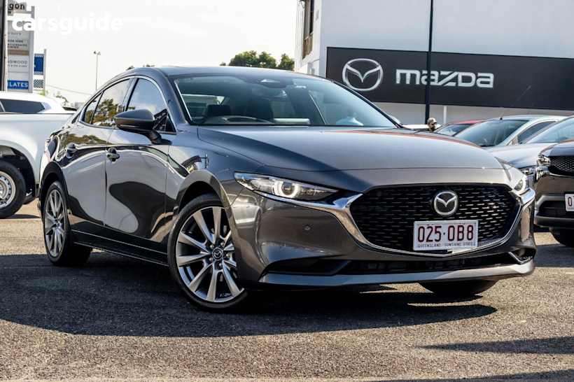 Grey 2024 Mazda Mazda3 Sedan G25 ASTINA F