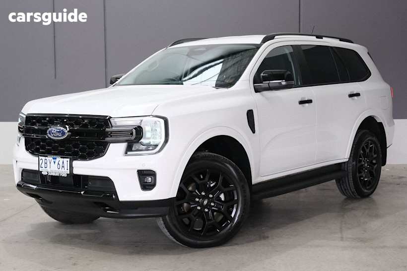 White 2025 Ford Everest SUV SPORT R