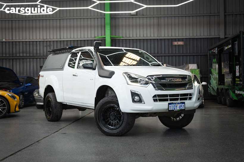 White 2018 Isuzu D-MAX Ute Tray LS-U 4X4