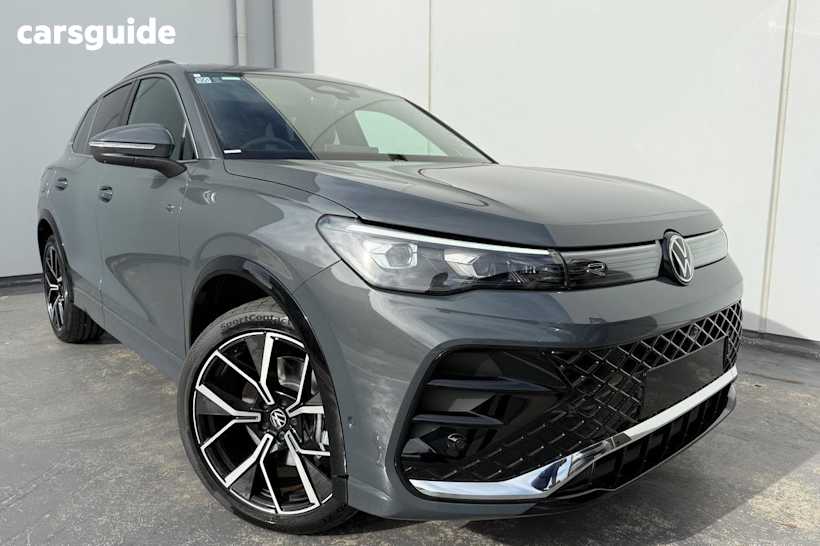 Grey 2025 Volkswagen Tiguan Wagon 195Tsi R-Line