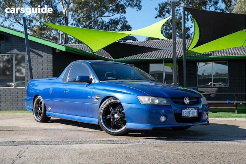 Blue 2004 Holden UTE Ute Tray SS R