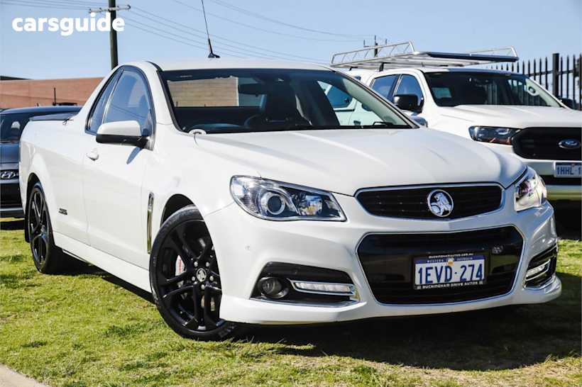 White 2015 Holden UTE Ute Tray SS V REDLINE R