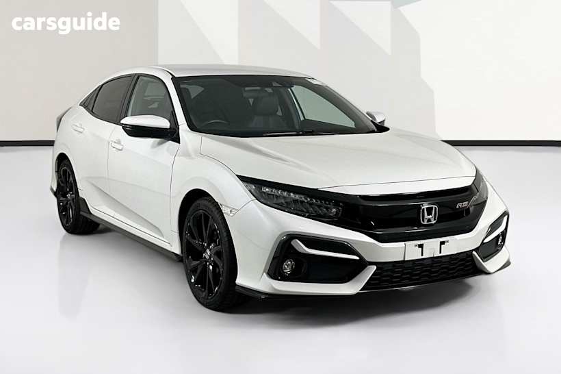 White 2020 Honda Civic Hatchback Rs