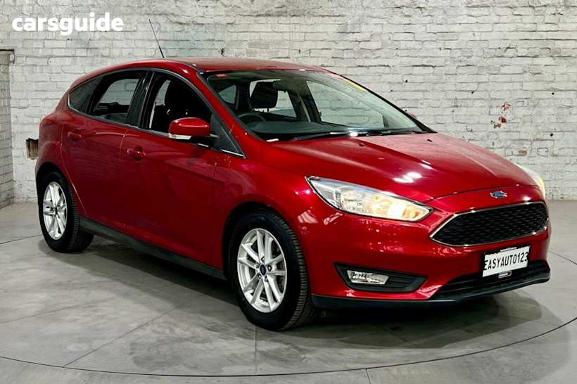 Red 2017 Ford Focus Hatchback Trend